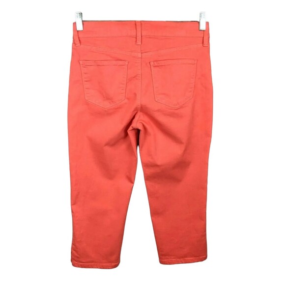 NYDJ Not Your Daughters Jeans Coral Lift Tuck Ariel Crop Jeans w Rhinestones  4 - Picture 2 of 11